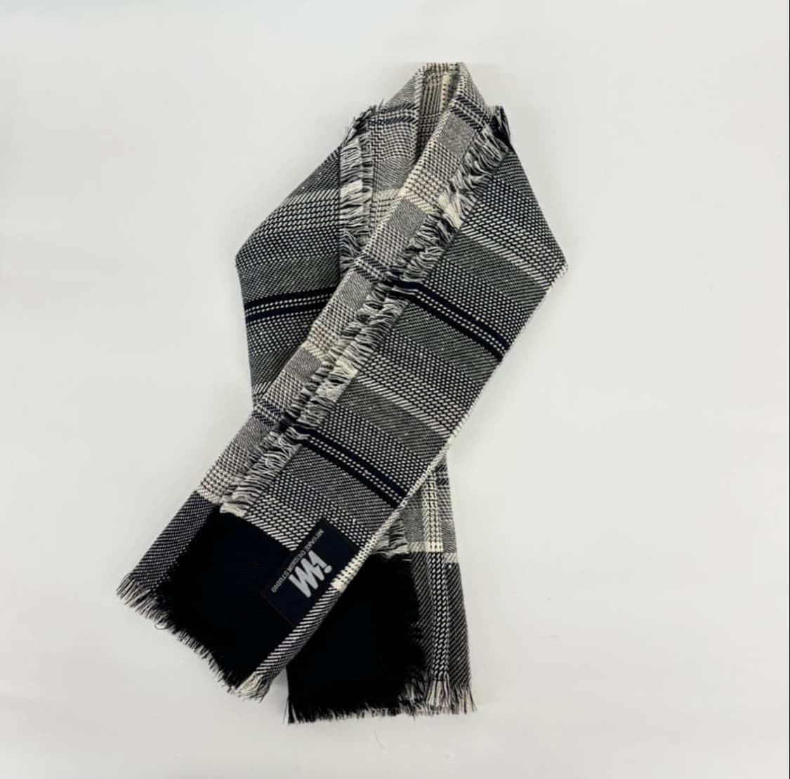 Im Miyake Design Studio 이세이미야케 체크 머플러 상품이미지2