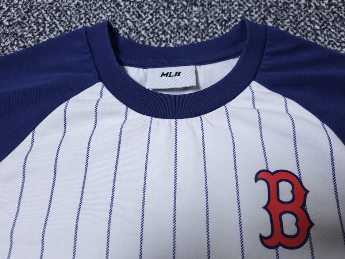 [무료배송][145]MLB 키즈 스트라이프 나그랑 긴팔티 야구티 상품이미지5