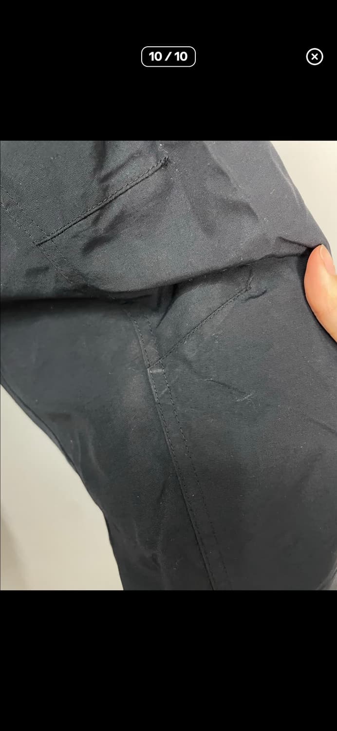 노스페이스 사이드포켓 블랙 바람막이자켓  A3807 상품이미지10