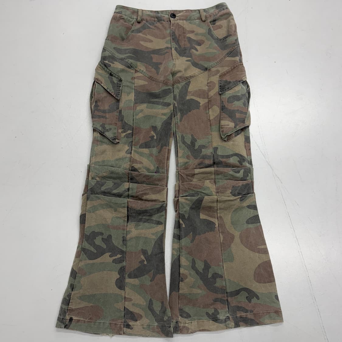 카모 부츠컷 플레어 오피움 카고팬츠 상품이미지2