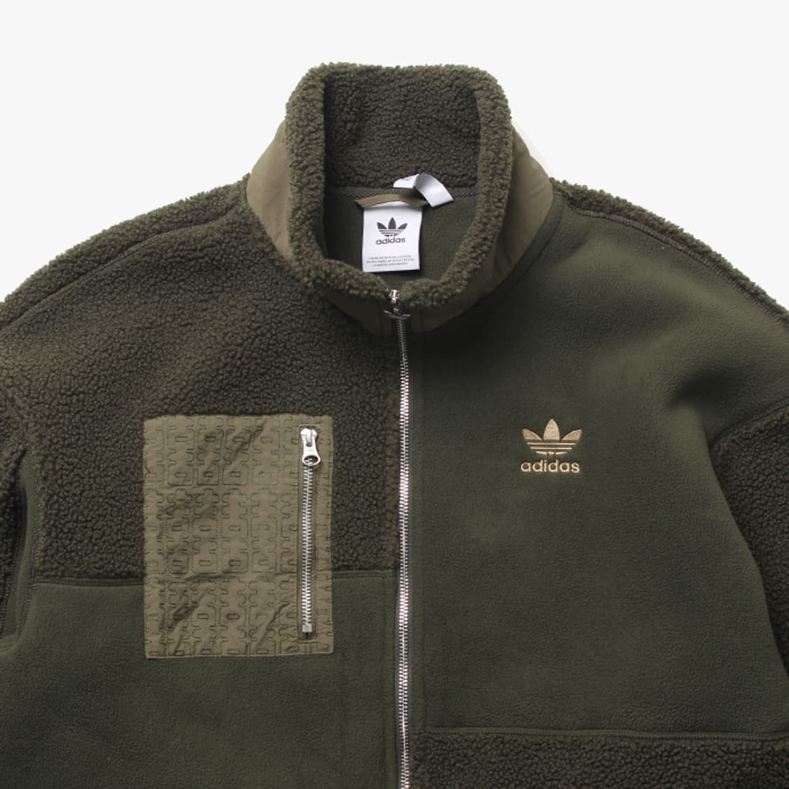  ADIDAS "Khaki Fleece Jacket" 상품이미지2