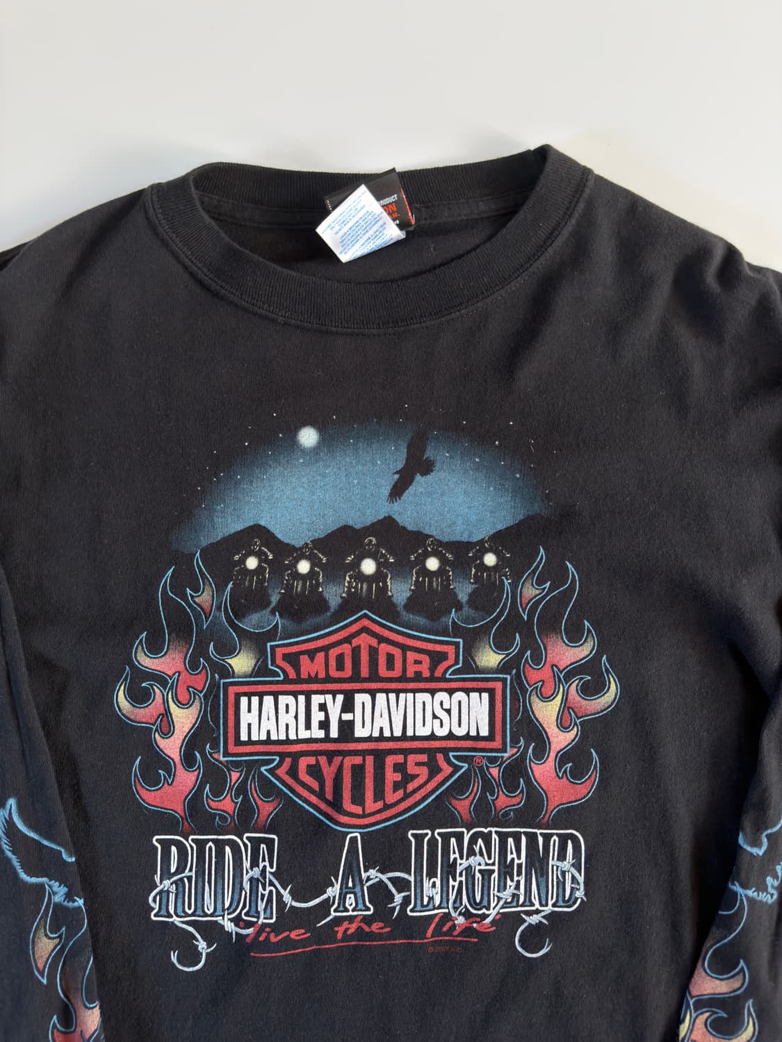 00s harley davidson 빈티지 할리데이비슨 롱슬리브 상품이미지3