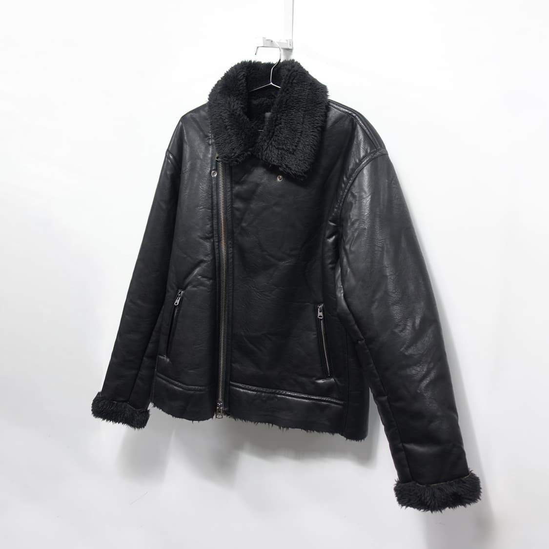 DANKE SCHON 당케쉐인 오버사이즈드 무스탕 자켓 상품이미지2