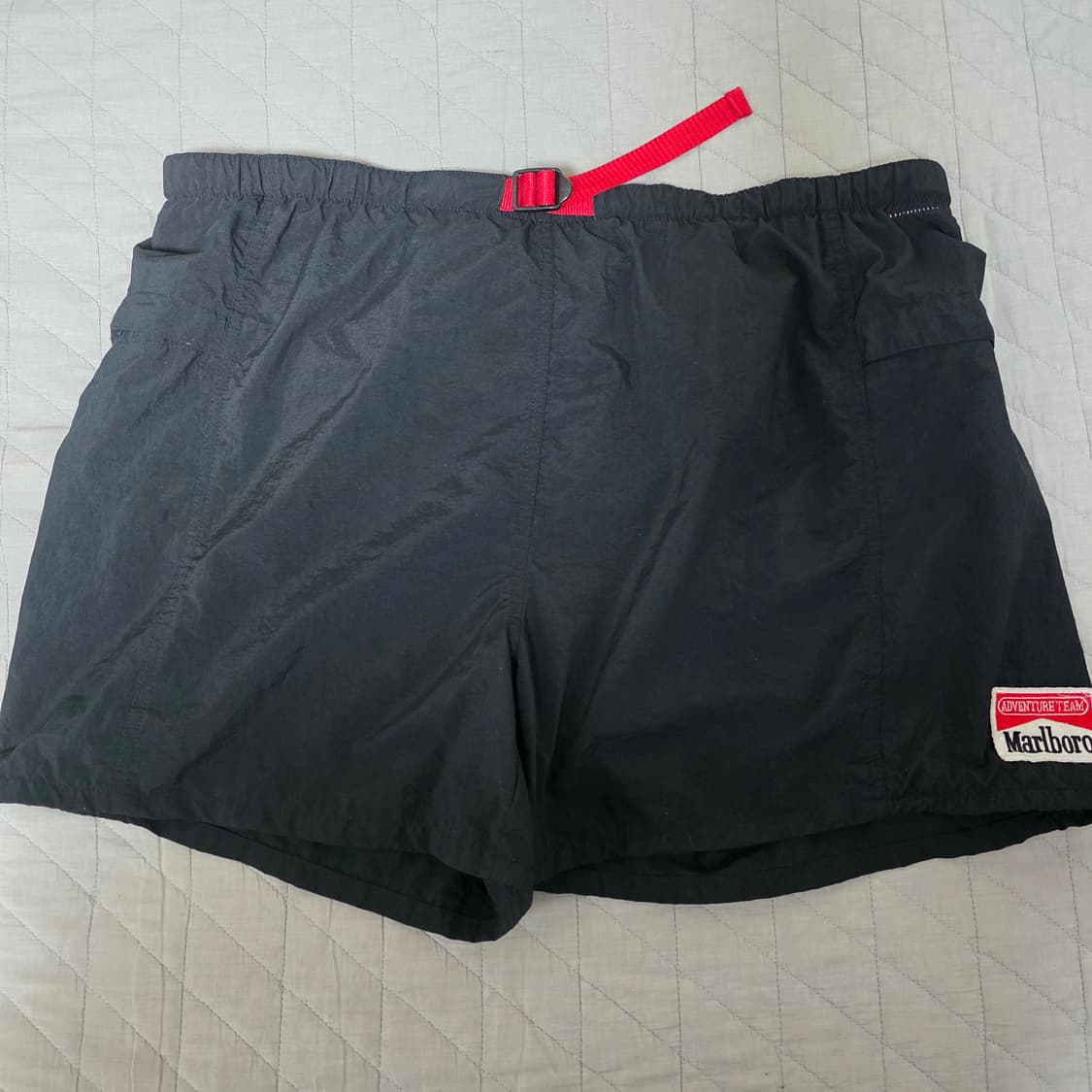 [XL] 90s 빈티지 말보로 프로모 어드벤쳐팀 쇼츠 블랙 상품이미지1