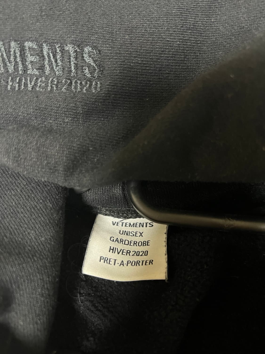 VETEMENTS 기모 후드티 상품이미지4