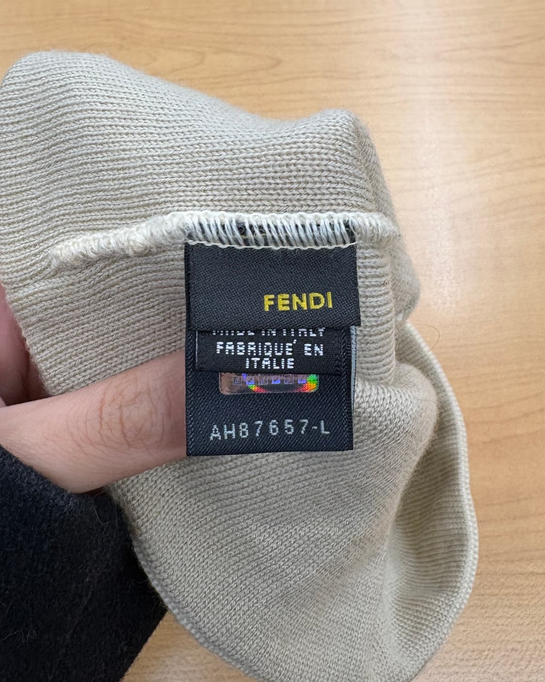 펜디 베이지 주카 울 비니 상품이미지5