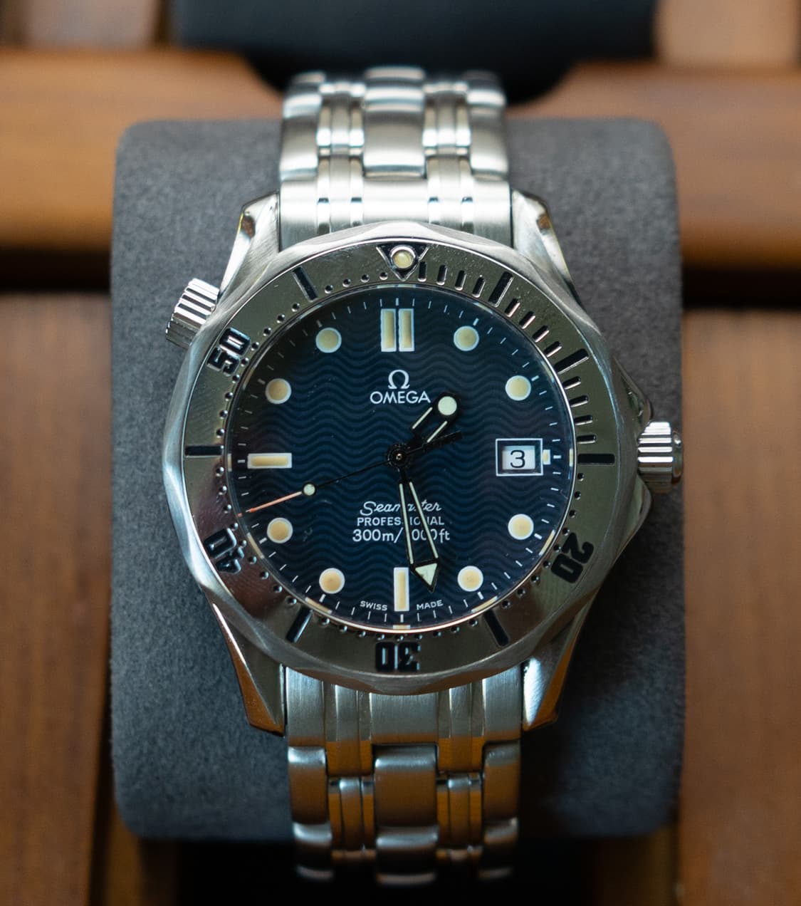 오메가 씨마스터 프로페셔널 300M 블루 다이얼 36mm 시계 상품이미지1