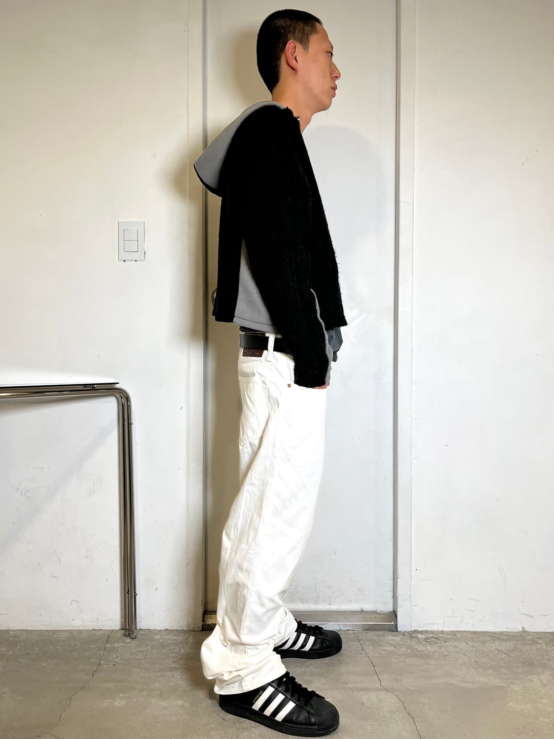 White Color Wide Fit Pants 상품이미지3