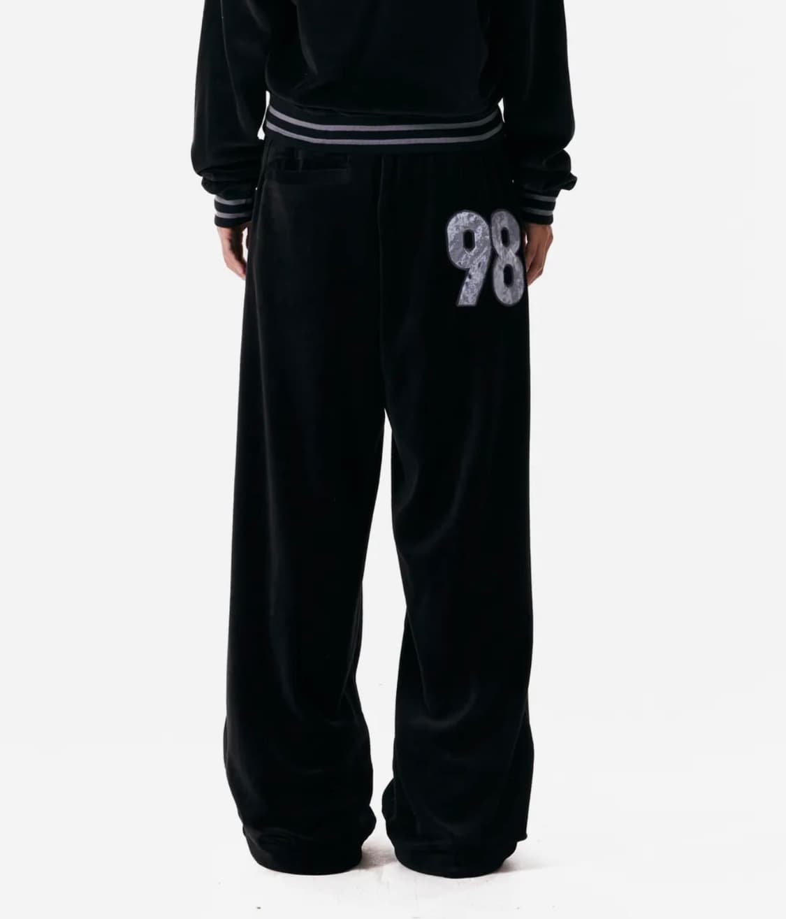 아캄 98 Patch Velour Pants (Black) 상품이미지1