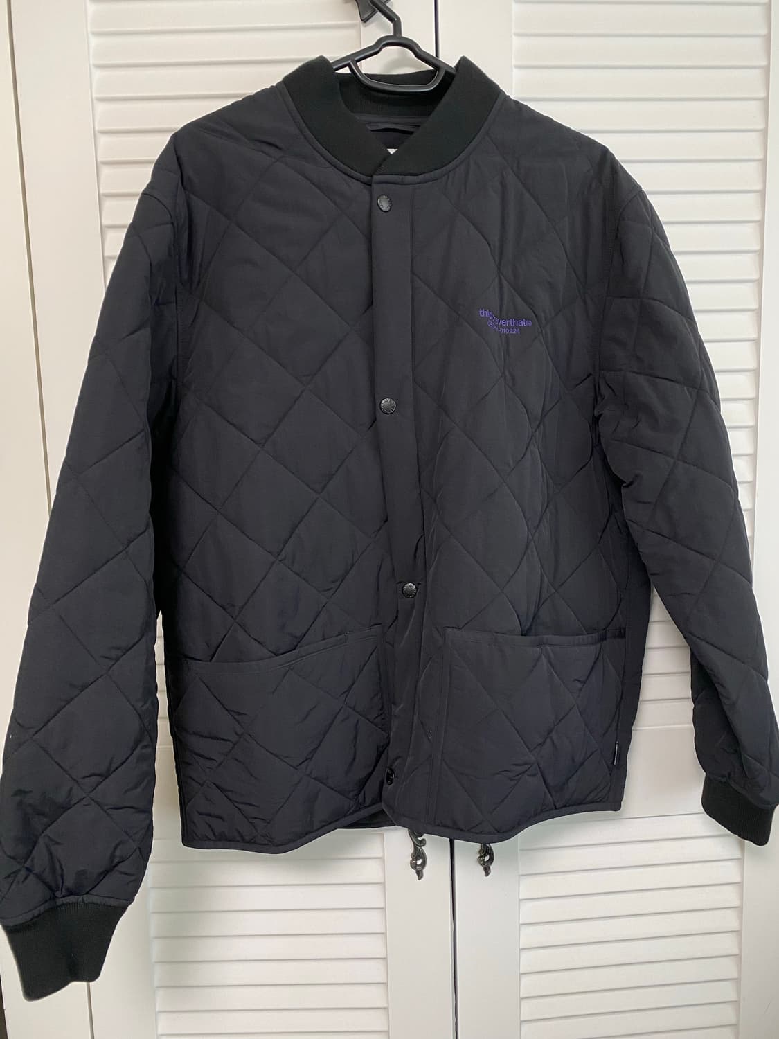 디스이즈네버댓 퀼팅 자켓 블랙 M 상품이미지2
