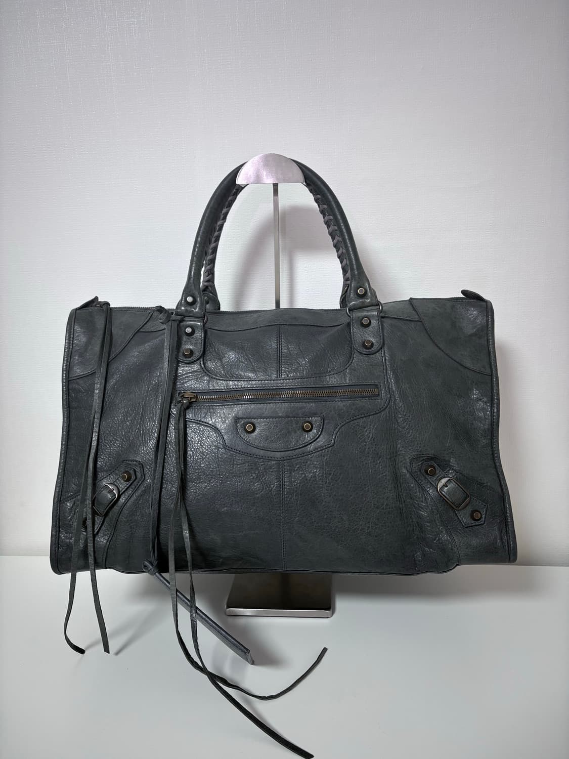 발렌시아가 워크 모터백 그레이 상품이미지1