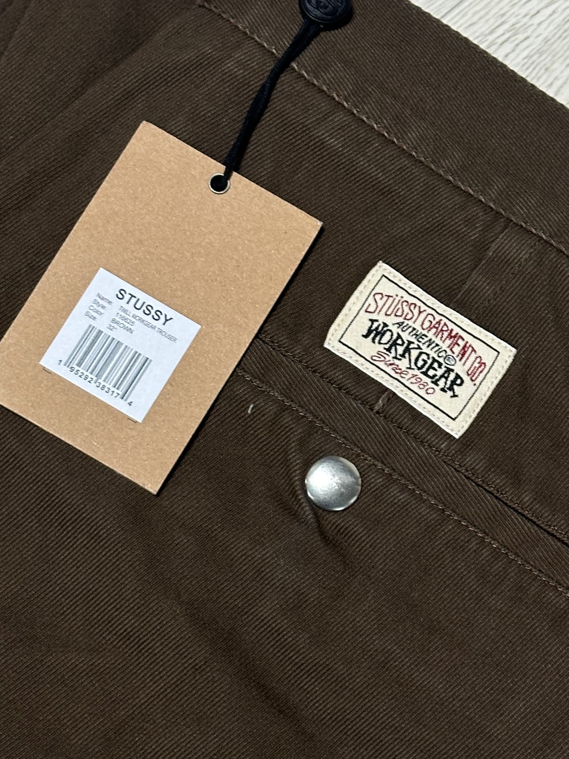 (새상품)스투시 워크기어 트라우저 팬츠 32 상품이미지2