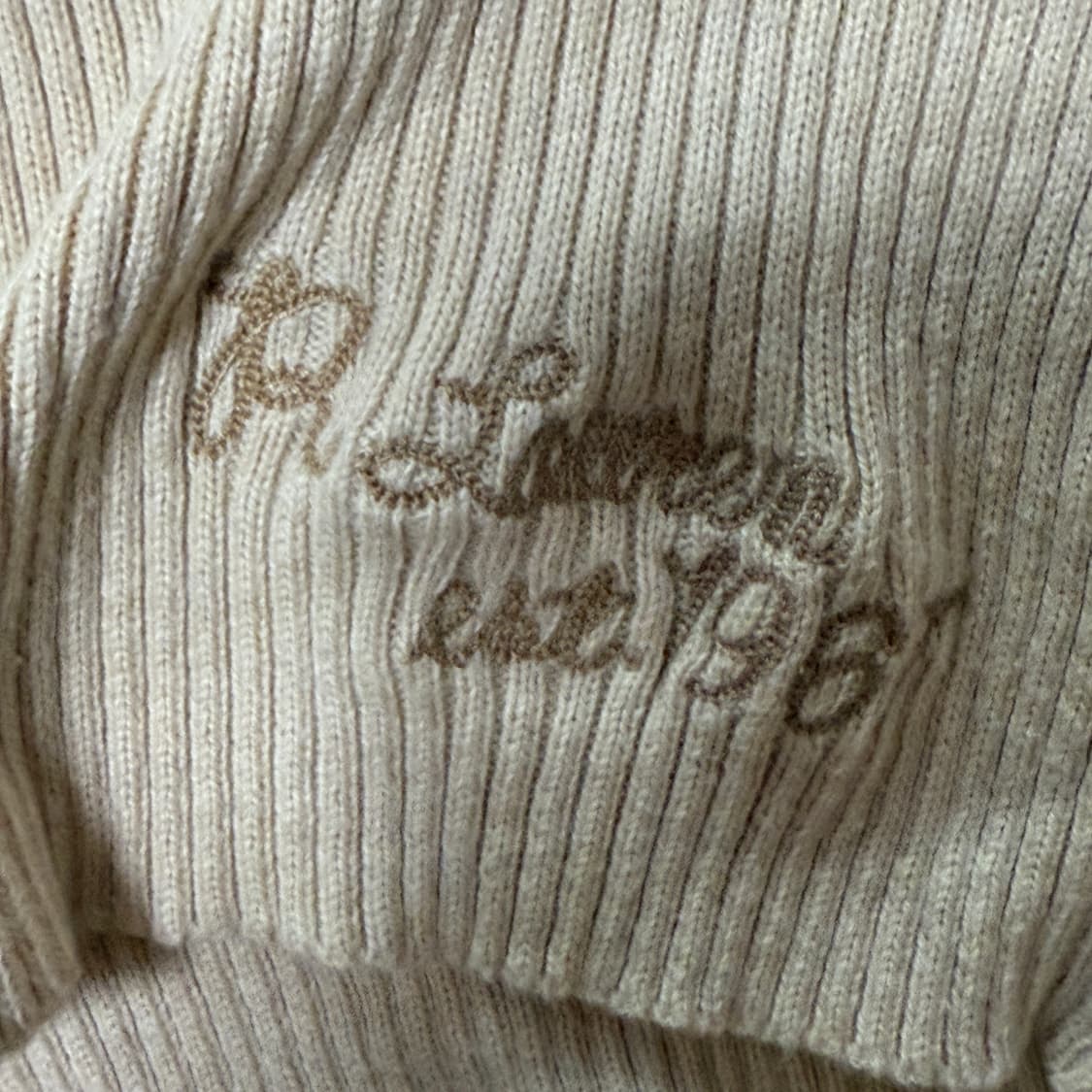 Y2k 폴로 진스 니트 후드 상품이미지3