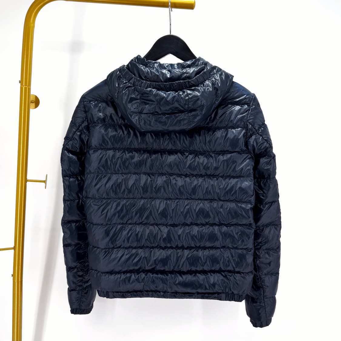 [0사이즈] 몽클레어 후드 경량패딩 점퍼 네이비 상품이미지5