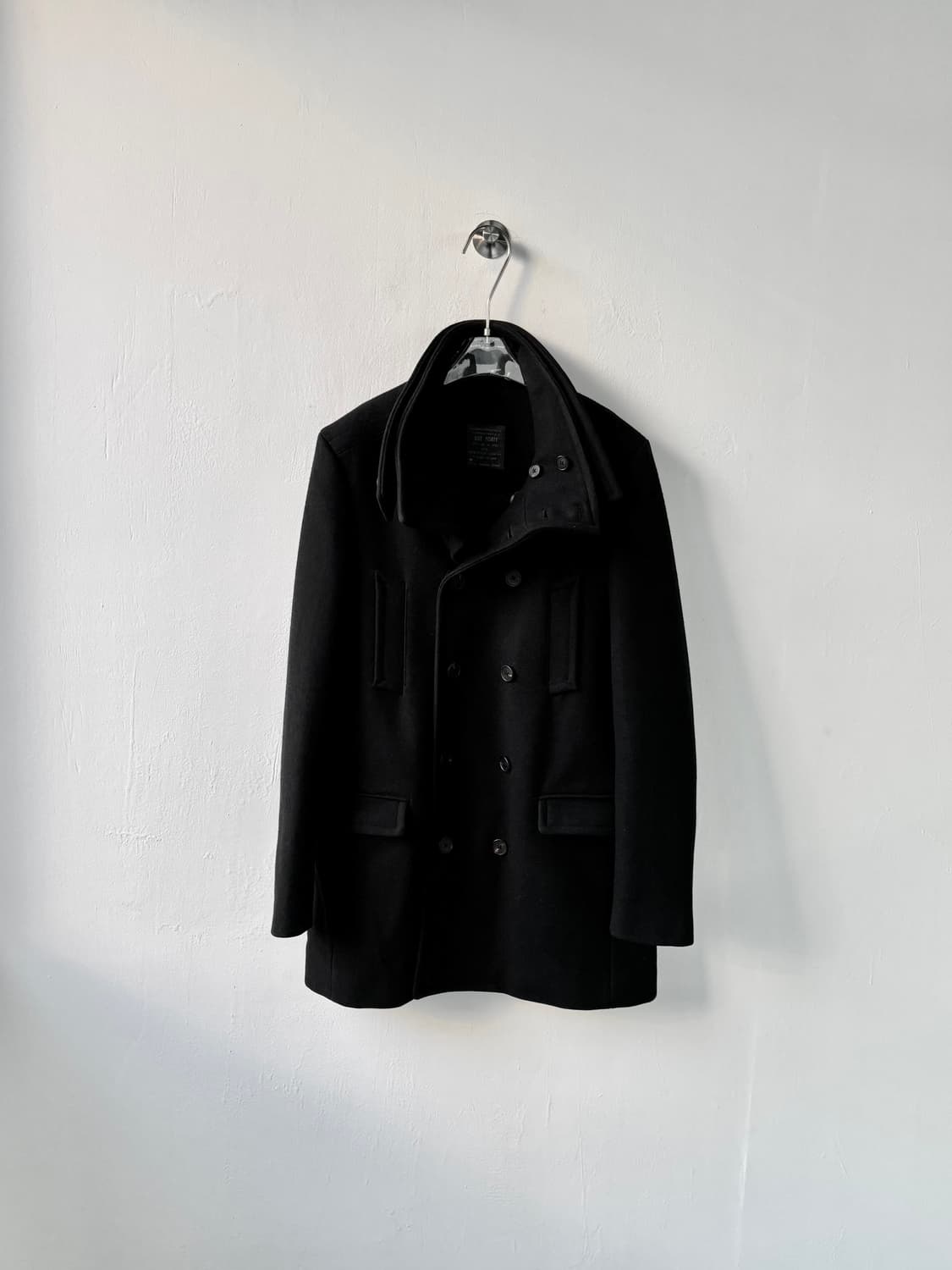 올세인츠 하이넥 밀리터리 더블 코트  상품이미지8