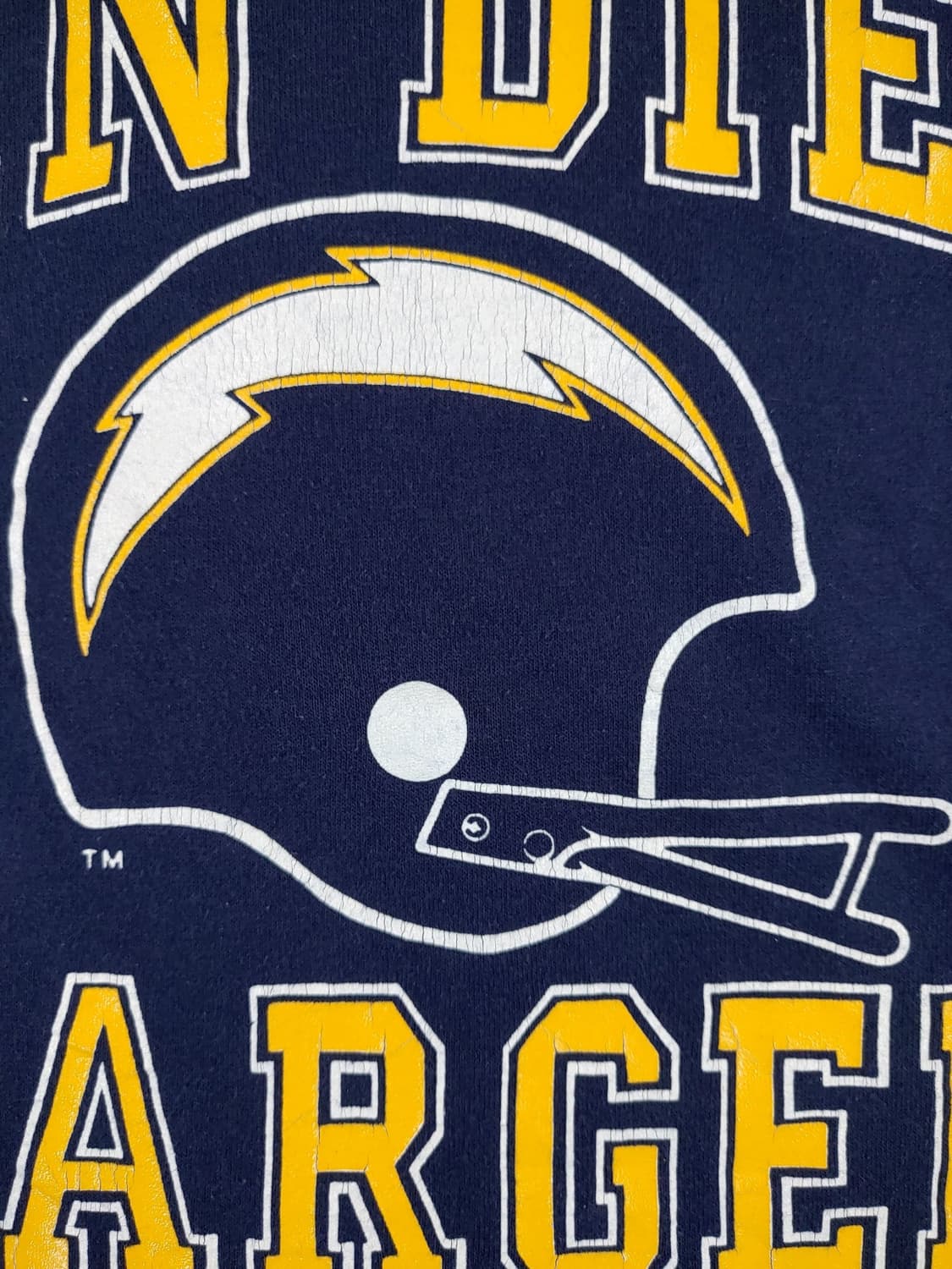 90년대 NFL 샌디에이고 차저스 풋볼 티셔츠 XL 상품이미지3