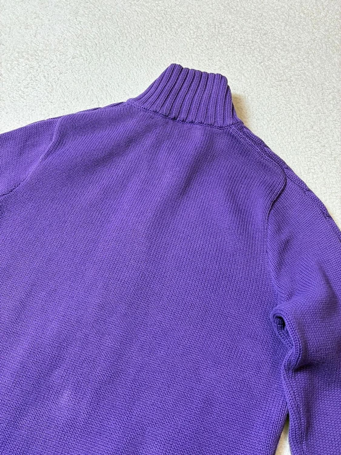 폴로 랄프로렌 00's 코튼 니트 풀집업 자켓 PN7168 상품이미지5