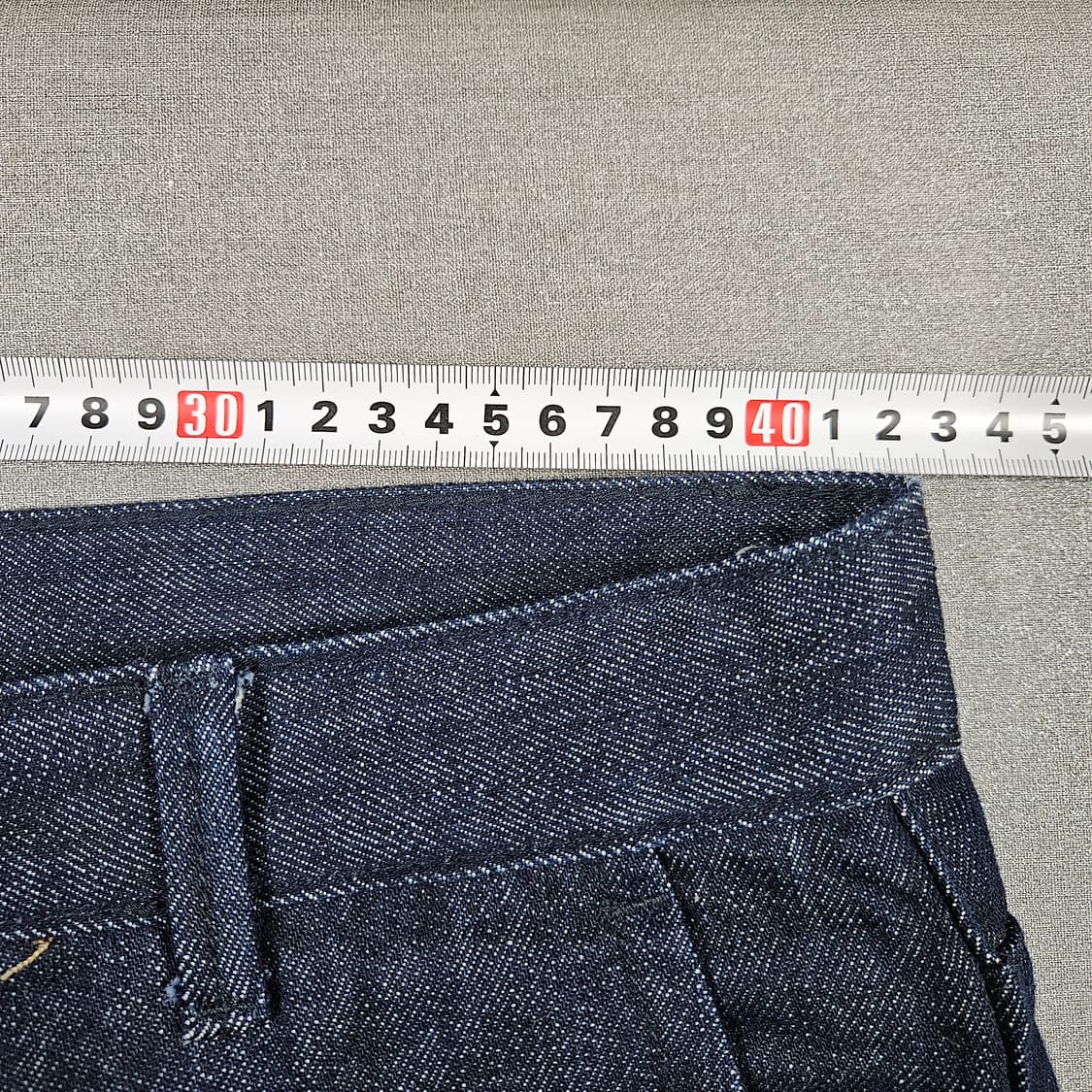 33 플랙 이집트 테이퍼드 P51 생지 데님팬츠 2024년 신형 상품이미지5