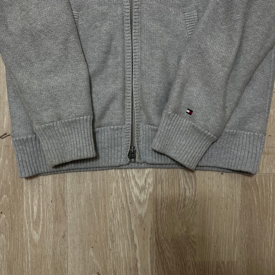 타미힐피거 빅 로고 자수 후드 집업 자켓 S(90) 상품이미지6