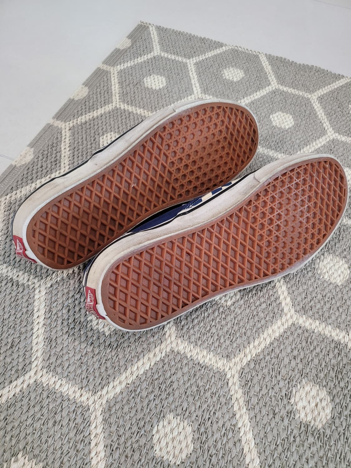 ✍️ [285] "청량함 한 스푼" 파란색 반스 체커보드 슬립온으로 코디 상품이미지7