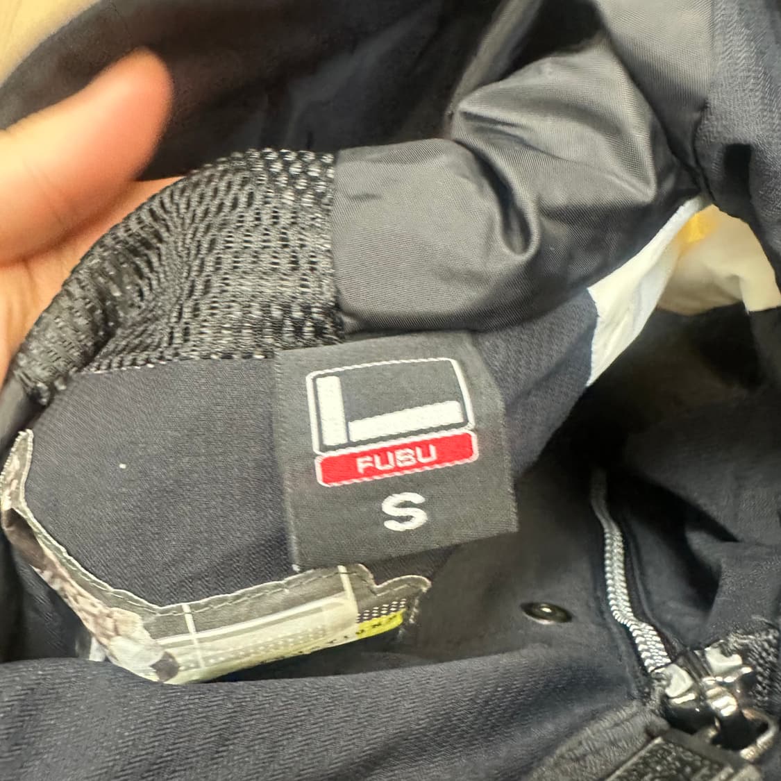 Fubu 레터링 블랙후드점퍼 S 상품이미지3