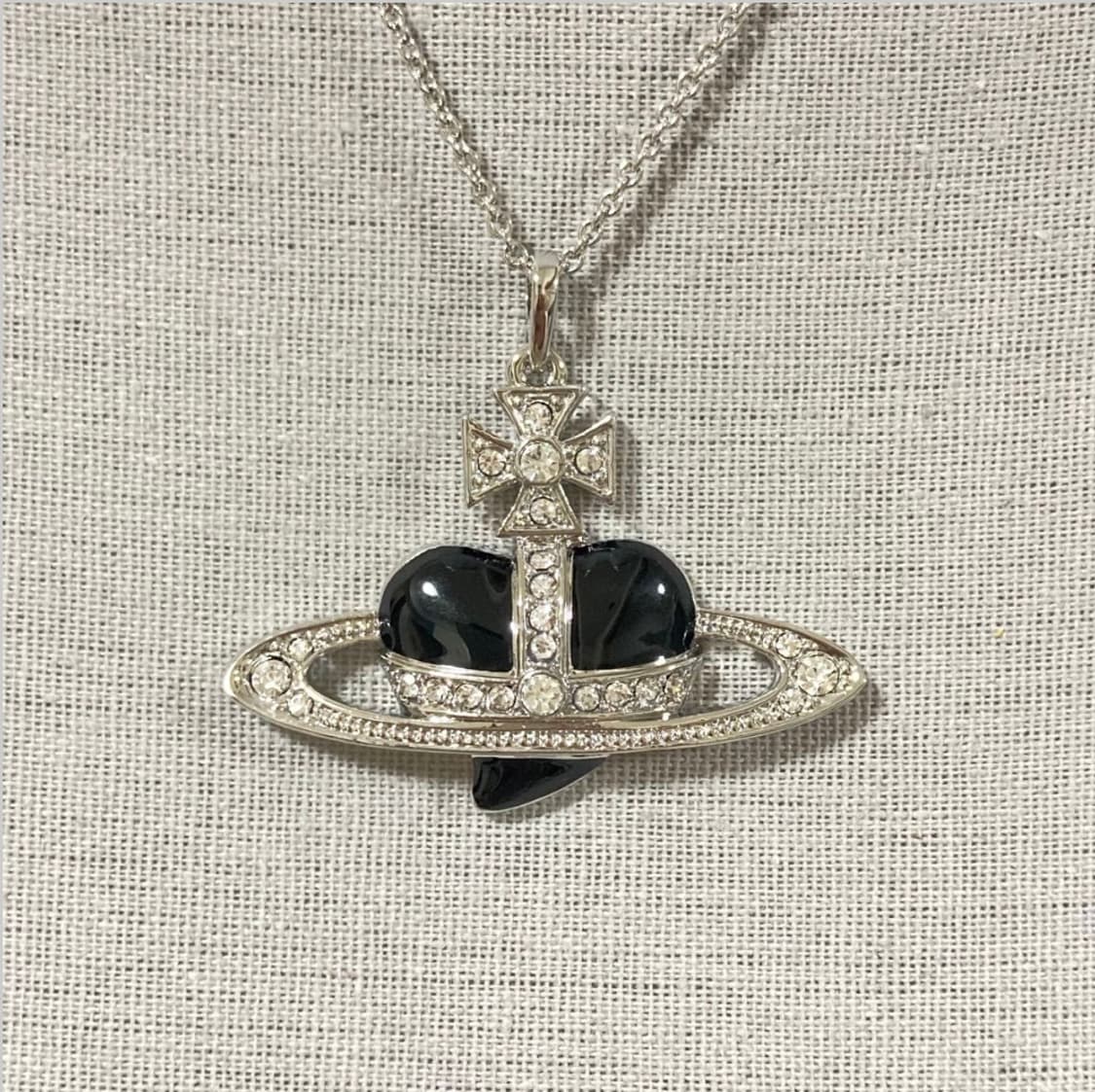 비비안웨스트우드 아카이브 아카이브 빅 리얼 디아망떼 팬던트 목걸이 상품이미지5