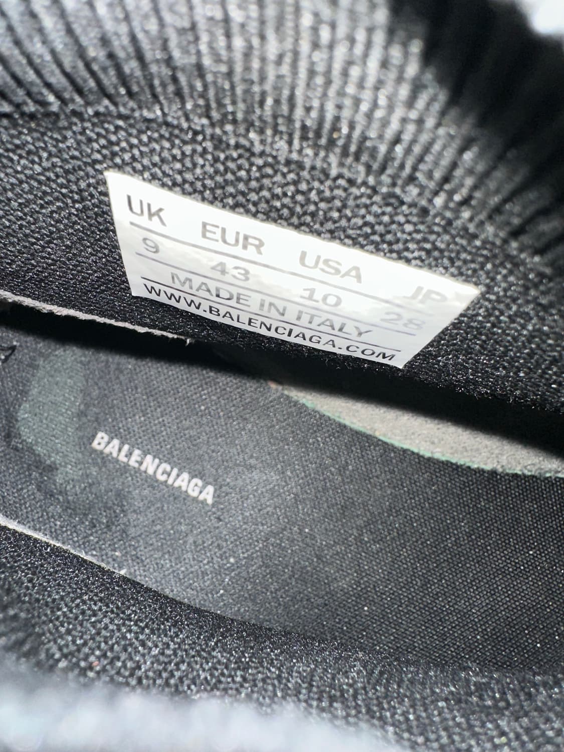 발렌시아가 스피드러너 블랙 280mm 상품이미지6