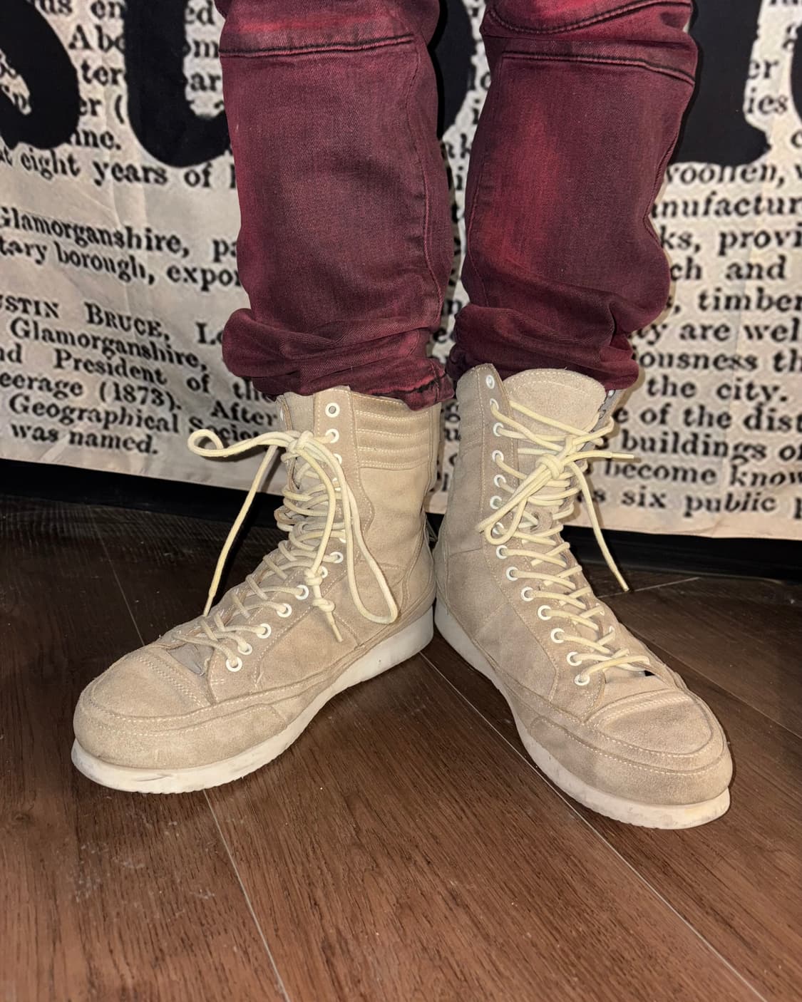 5351 pour les hommes Suede highcut boots 상품이미지2