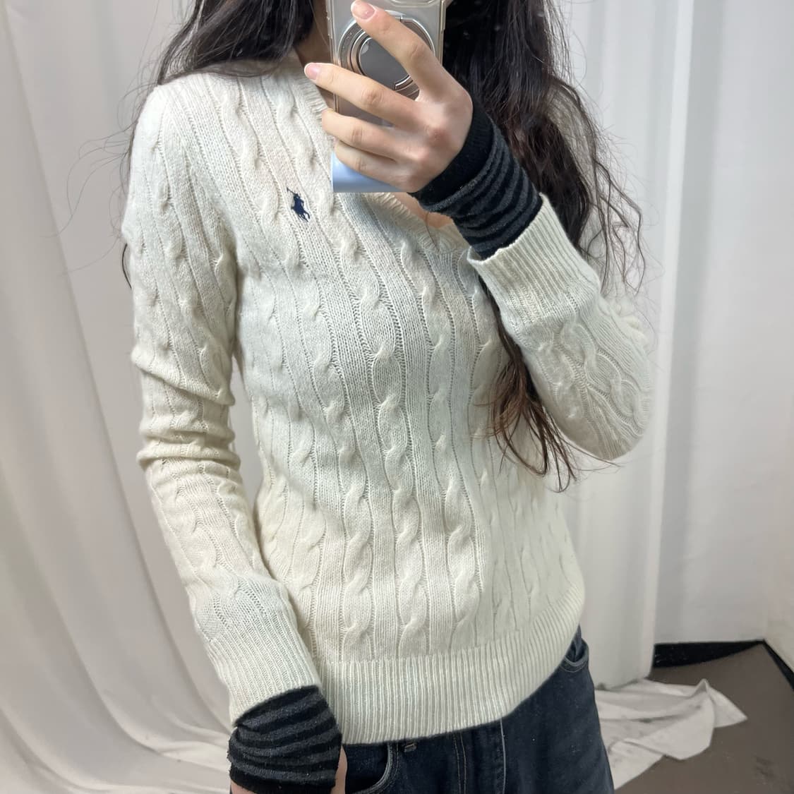 Polo Ivory Knit 상품이미지3
