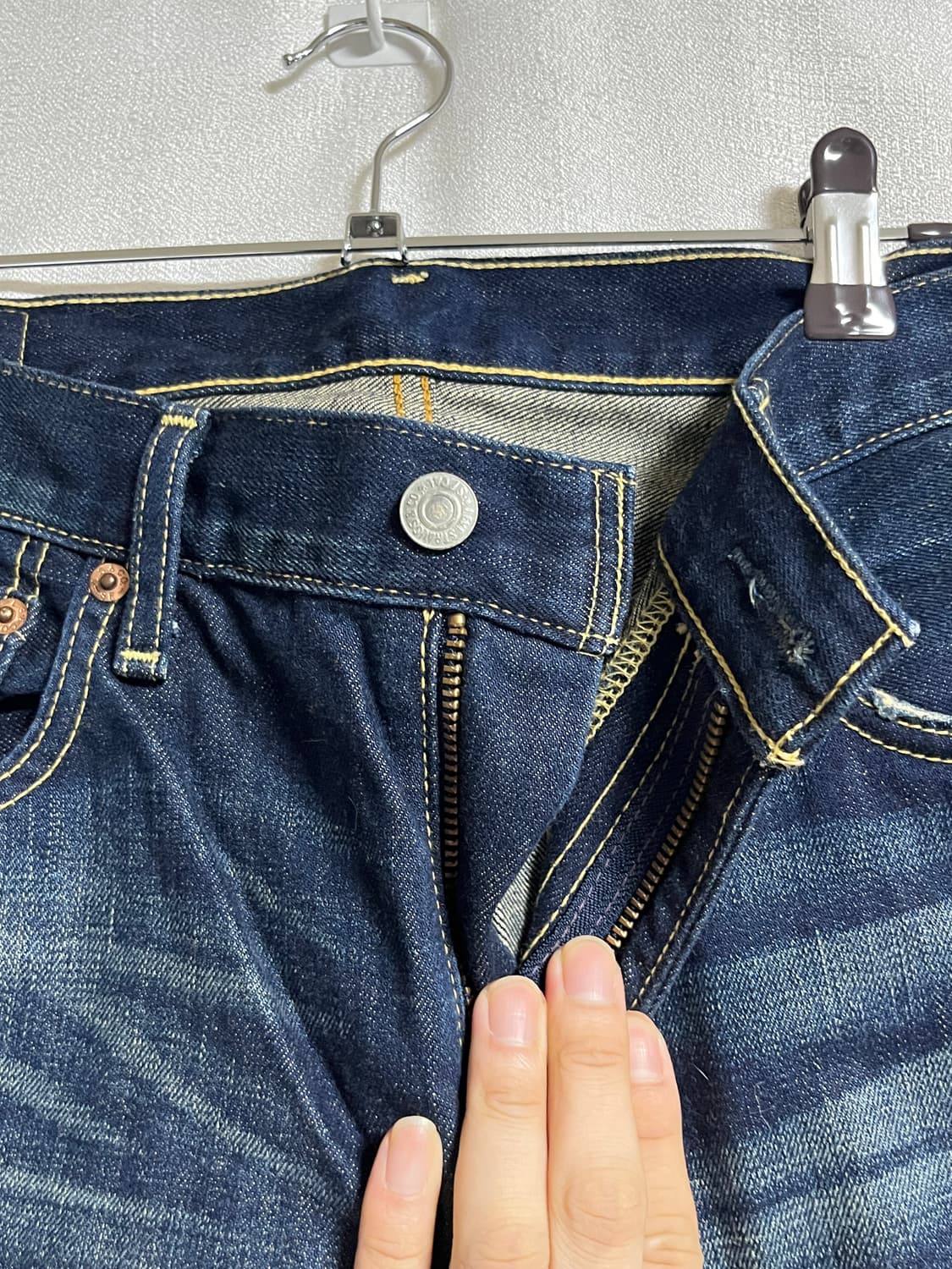 리바이스 502 워싱 데님팬츠 32 상품이미지4