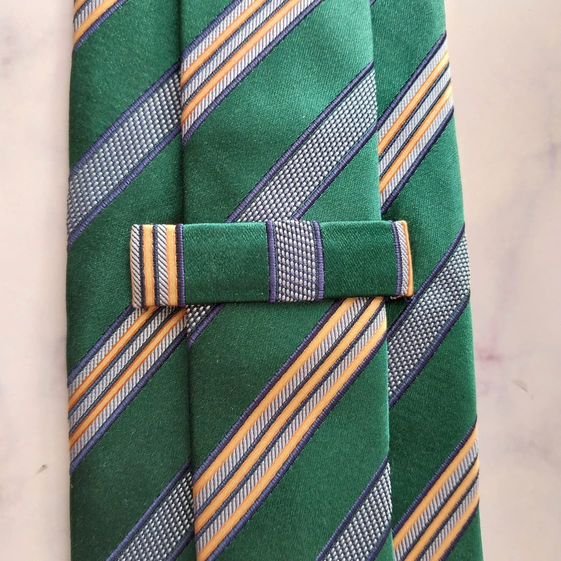 에르메네질도 제냐 스트라이프 넥타이 9.2cm A+~A등급 K2153 상품이미지8