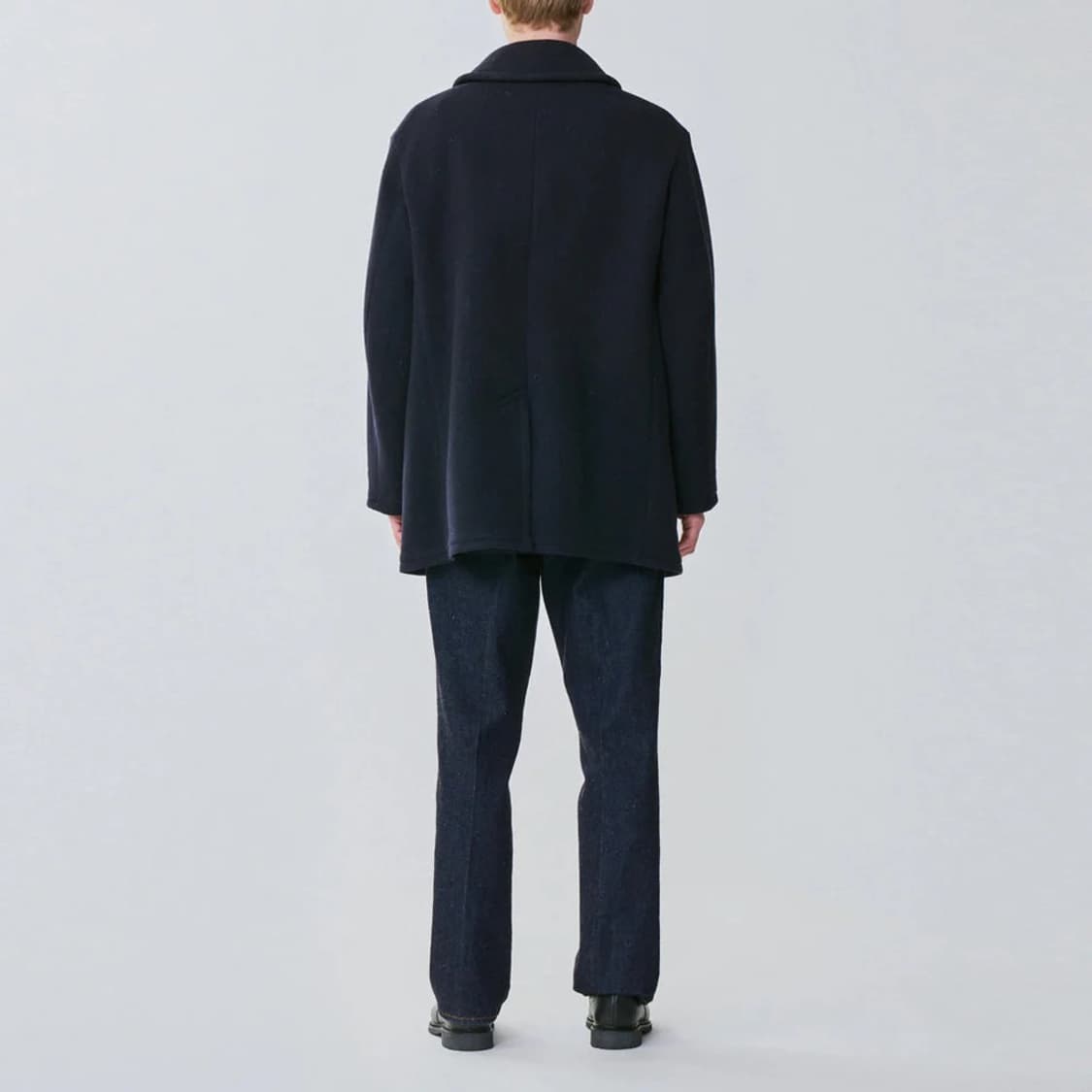 [42] 캡틴선샤인 / 23FW 울 멜튼 피코트 / 네이비 상품이미지6