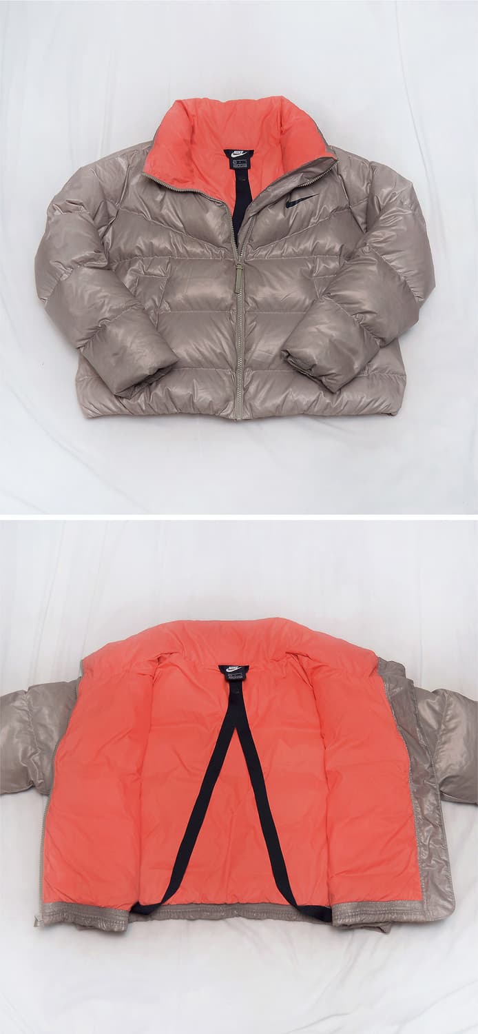 나이키 NSW 다운 필 골드 푸퍼 크롭 숏패딩 (L / 95-100) 상품이미지2