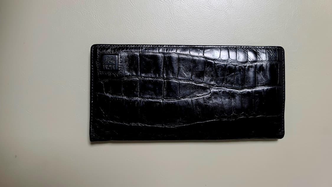 MCM 빈티지 블랙 엠보싱 가죽 서류가방 상품이미지10