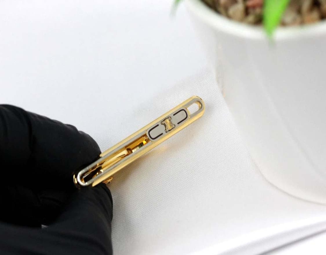 셀린느 B+등급 5cm 명품 넥타이핀 빈티지 상품이미지4