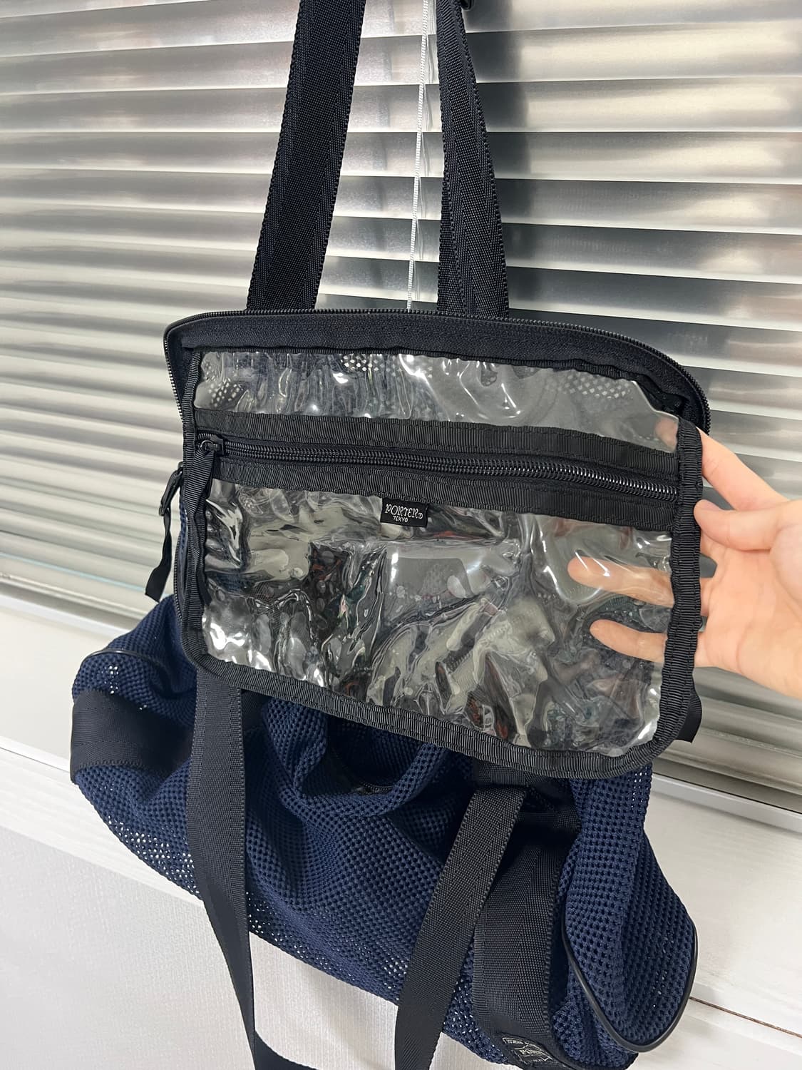 PORTER-MESH 2WAY BAG (Navy)  상품이미지10