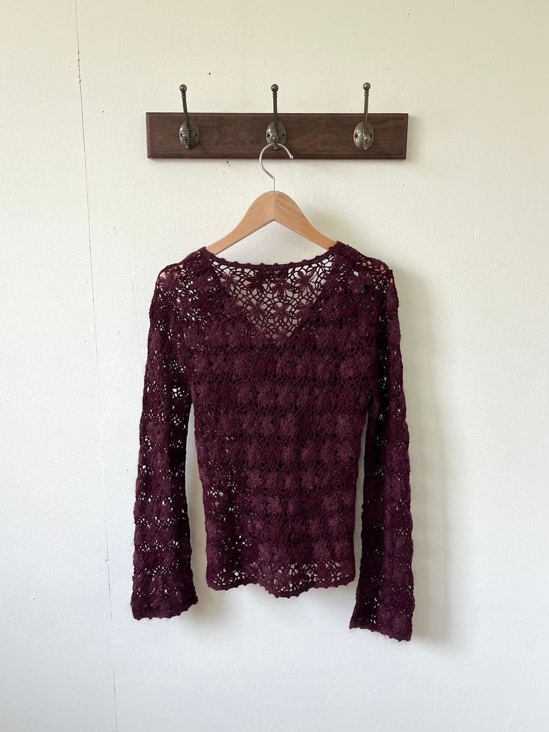 famock 플라워 시스루 가디건 상품이미지3