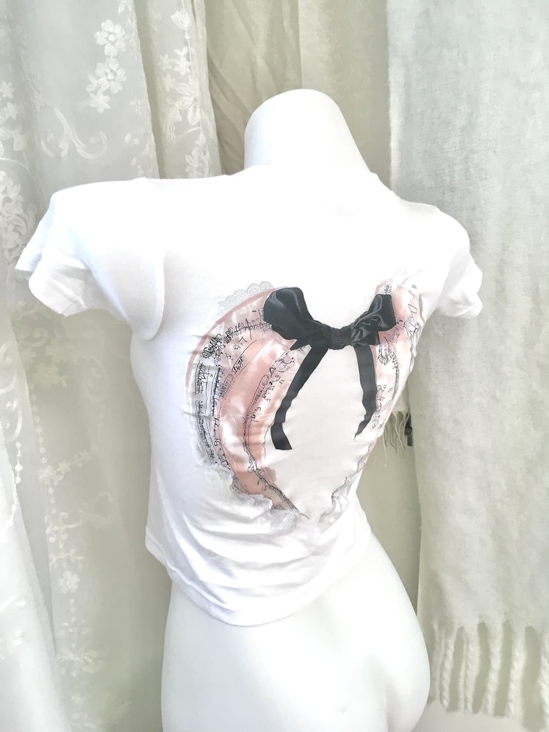 tensishop 프린팅 슬림 반팔탑  상품이미지8