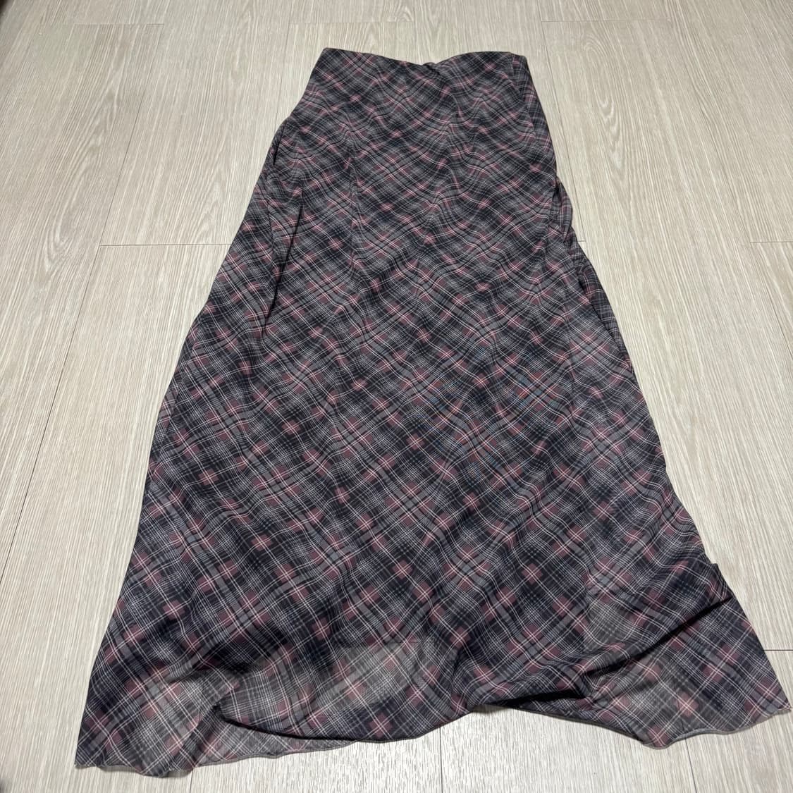 자라 체크무늬 스커트 상품이미지1