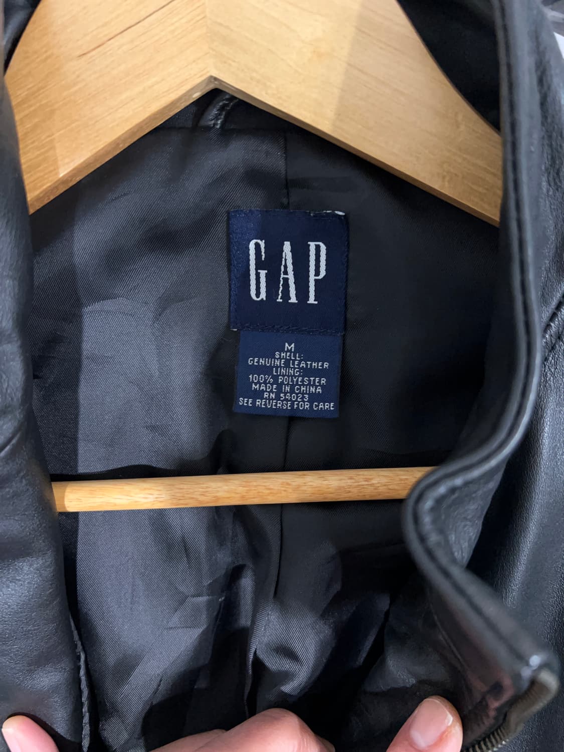 Gap 가죽자켓 M 상품이미지4