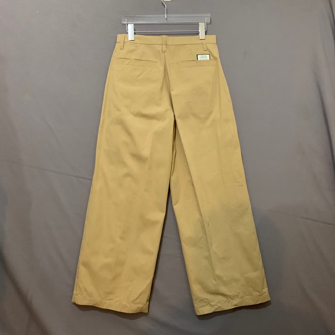 S SATUR 세터 원턱 비날레스 리벳 와이드 팬츠 상품이미지3