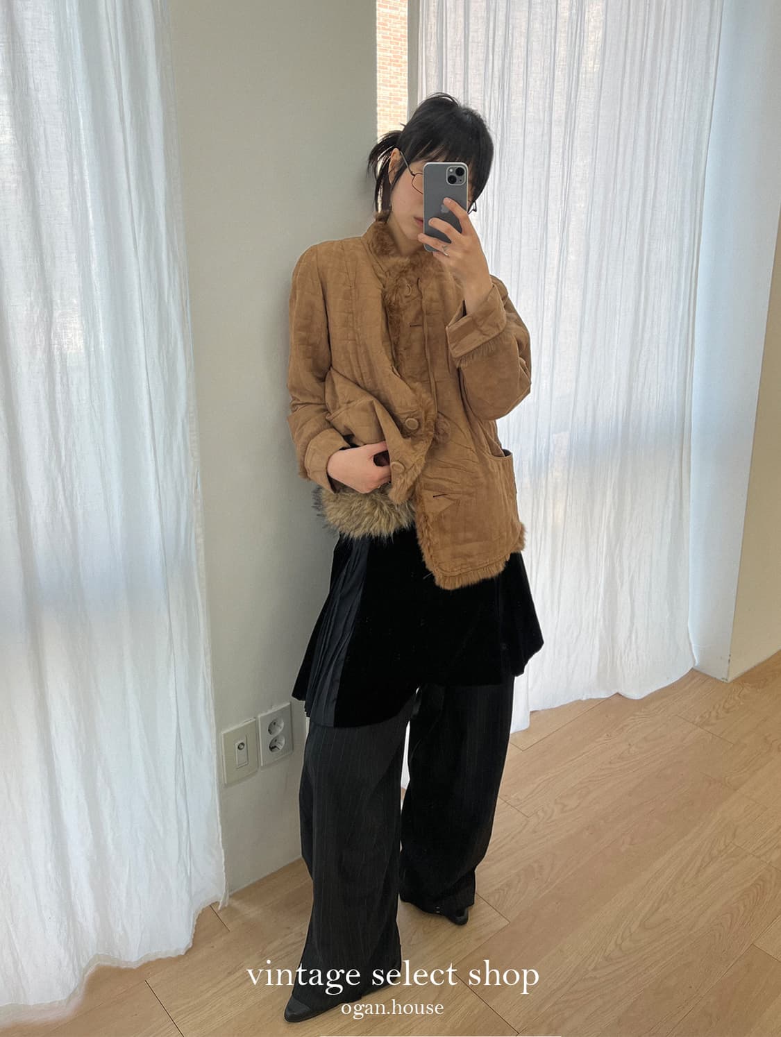 vintage sahara quilted jacket 상품이미지2