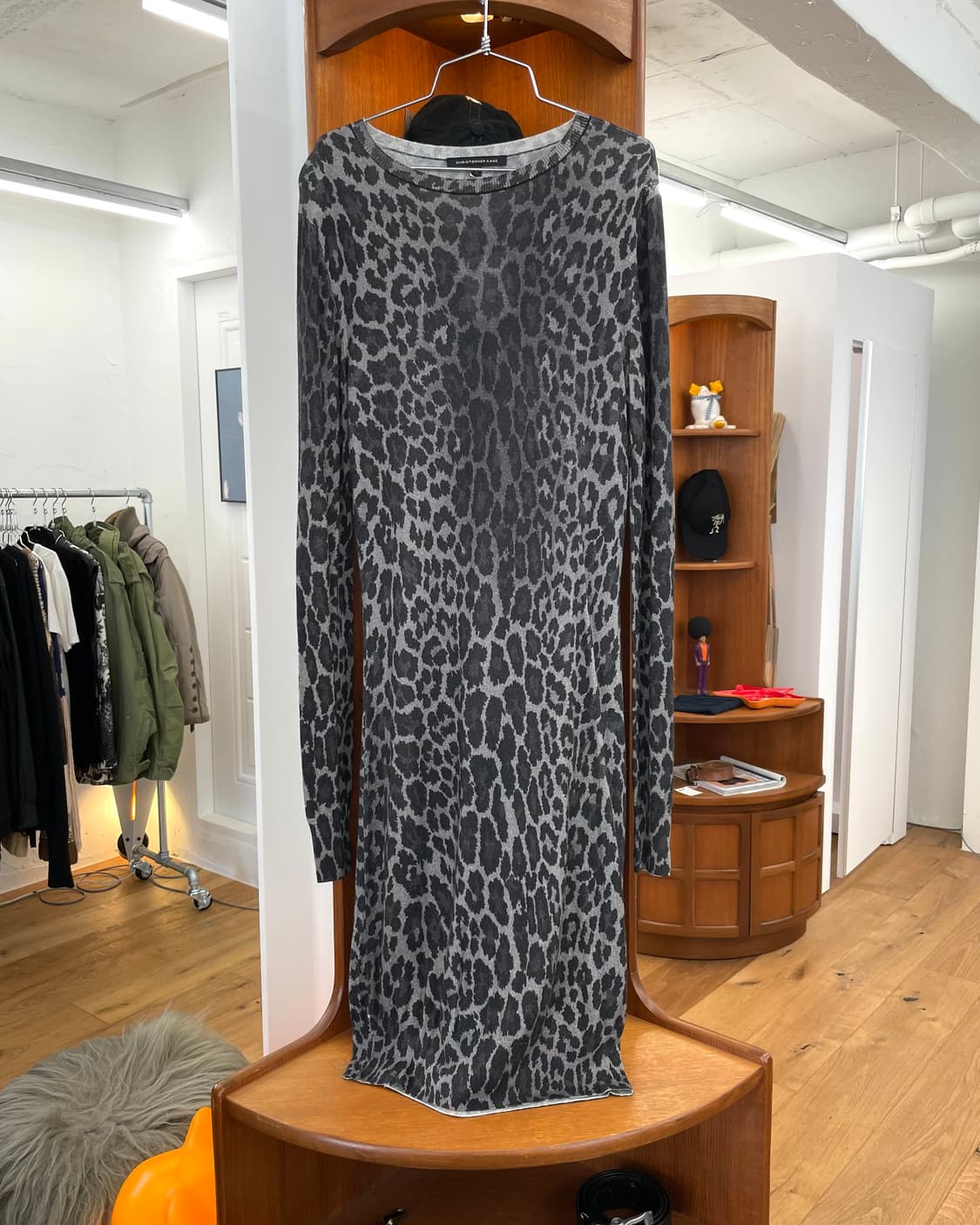 [M] 크리스토퍼케인 레오파드 니트 원피스 상품이미지4