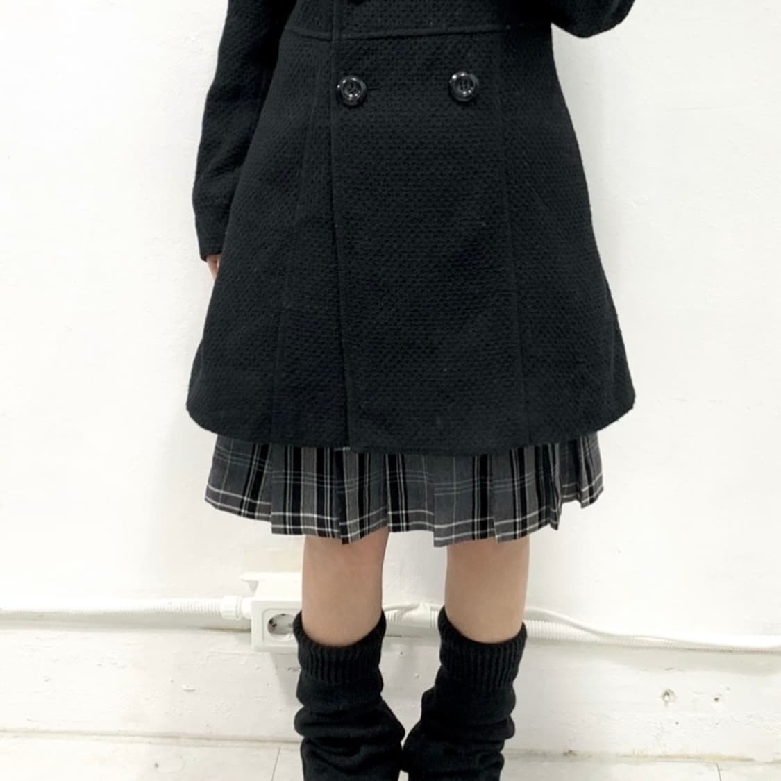 [POM PONETTE] 폼포넷 너드걸 도쿄걸 체크 스커트 상품이미지1