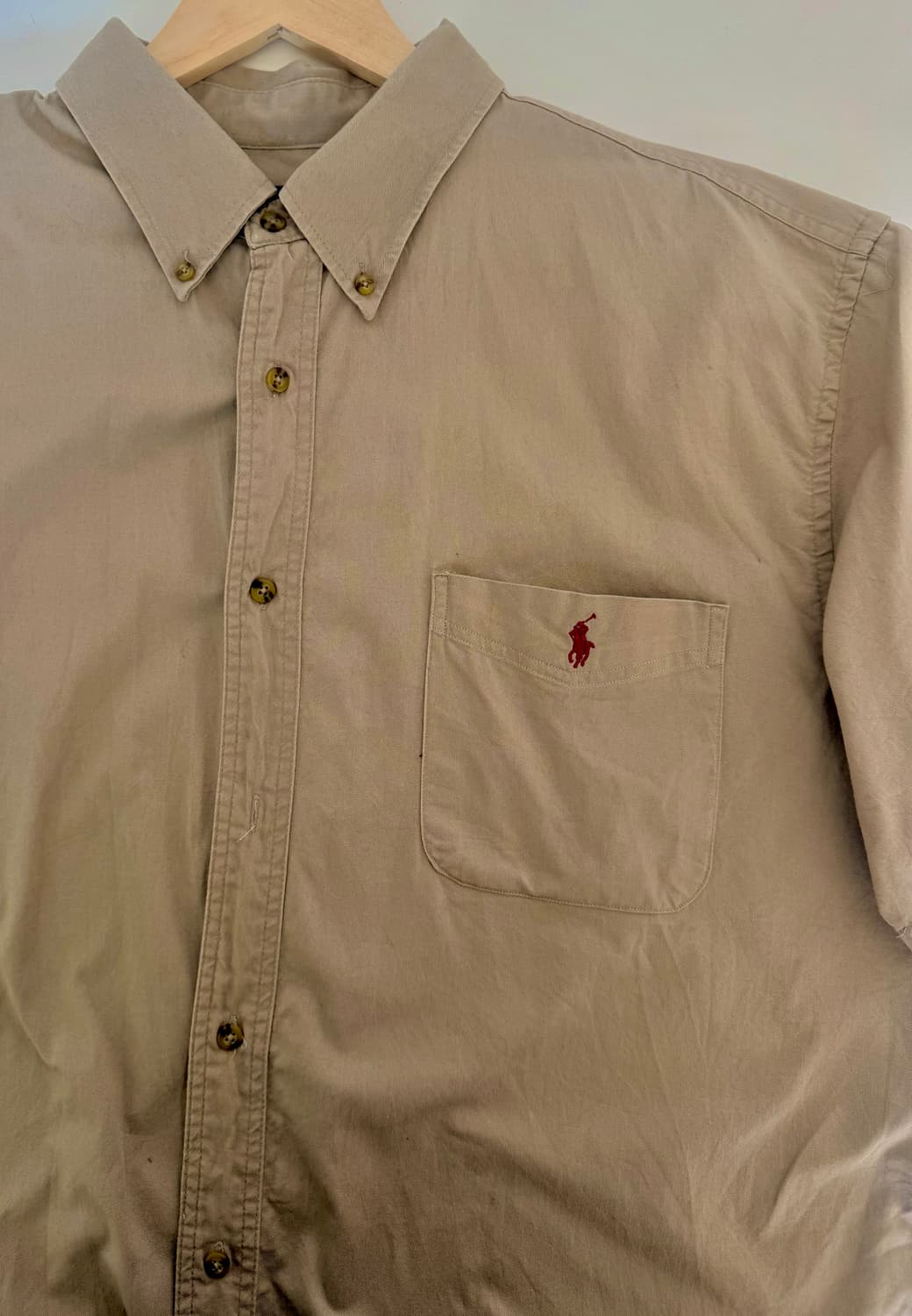 폴로 코튼 솔리드 셔츠 S/S  상품이미지1