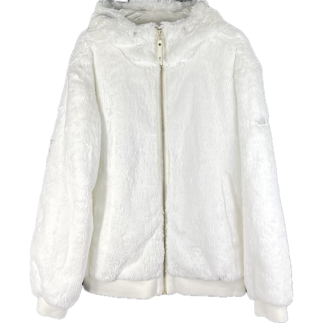 [M] 노스페이스 화이트라벨 플리스 퍼 후드 집업 자켓 상품이미지1