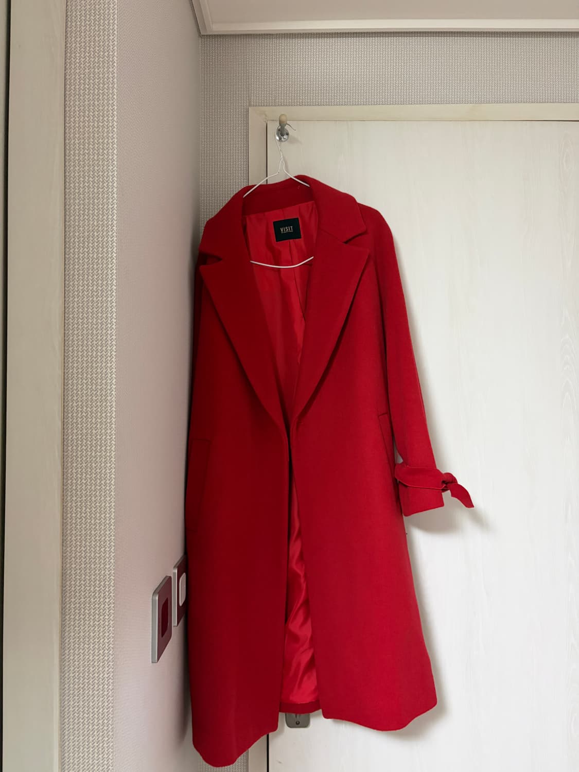 VISIT) 모92 빨간색 롱코트 66 상품이미지1