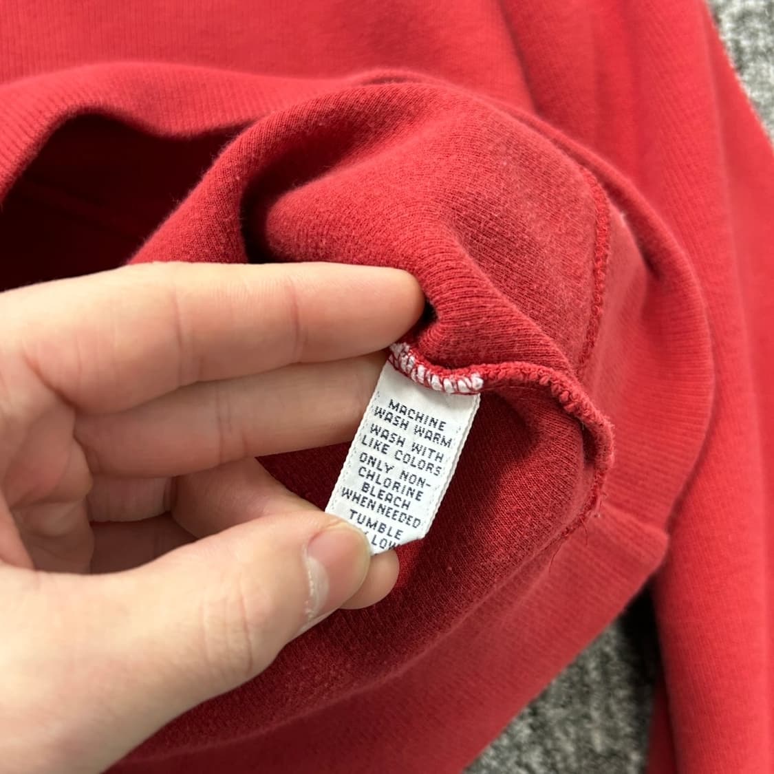 폴로 랄프로렌 버건디 브이넥 스웨트셔츠 상품이미지10