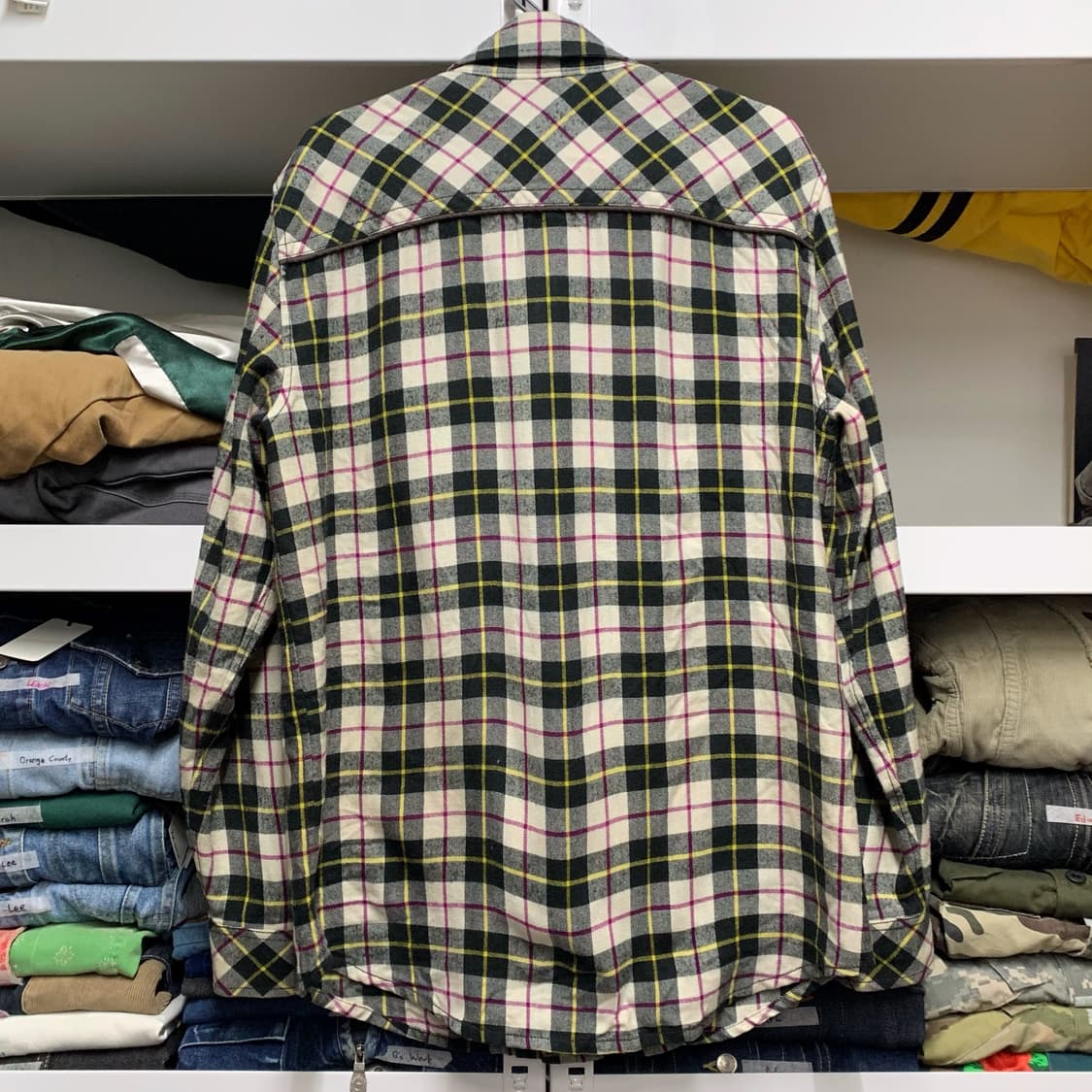 [M] EDWIN 멀티체크 플란넬 셔츠 상품이미지3