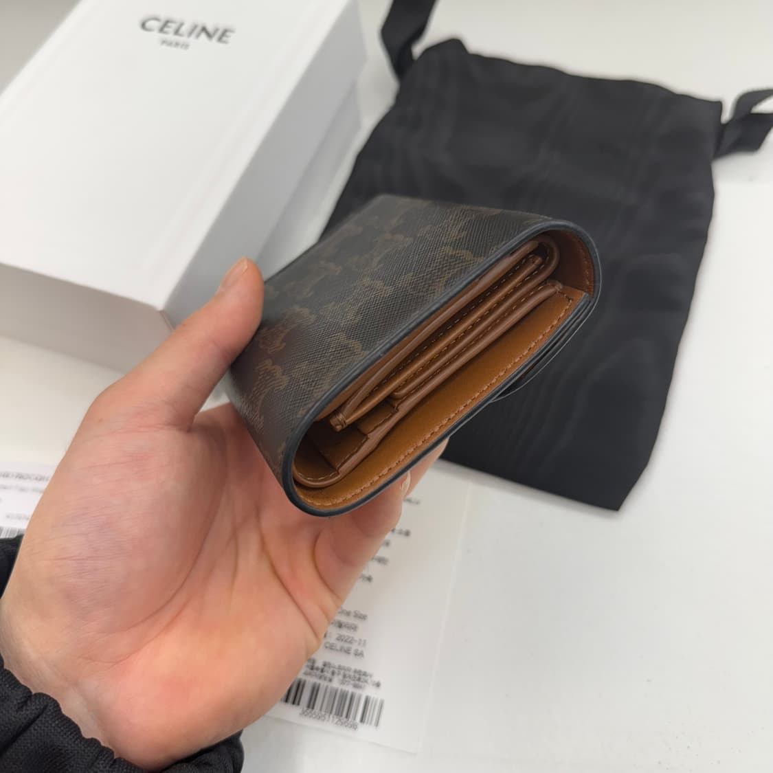 [풀박스] 셀린느 트리오페 반지갑 탄 상품이미지6